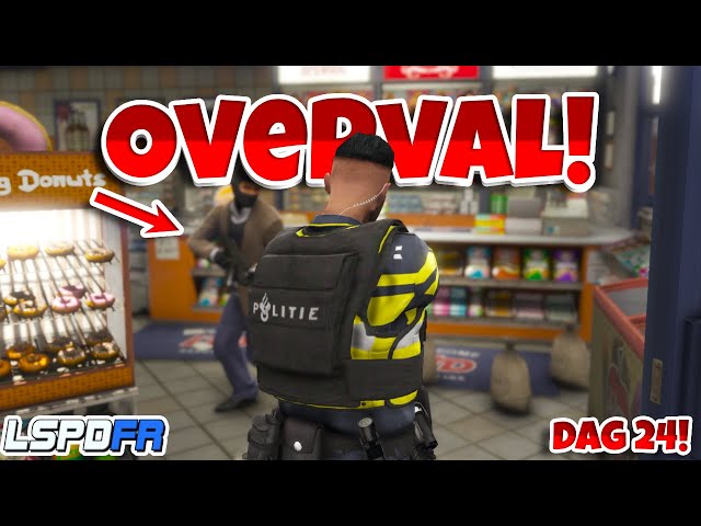 POLITIE INVAL LOOPT VOLLEDIG UIT DE HAND! I GTA 5 LSPDFR #24