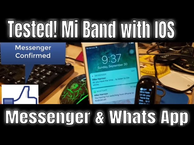 WhatsApp, Facebook & Messenger with IOS and the Mi Band 3 - Tested!