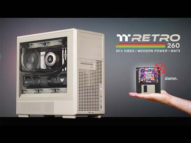 I Built a Micro ATX PC Like No Other... | Thermaltake Retro 260 Gaming PC Build