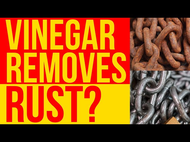 How to Remove Rust with Vinegar / Restoration using vinegar