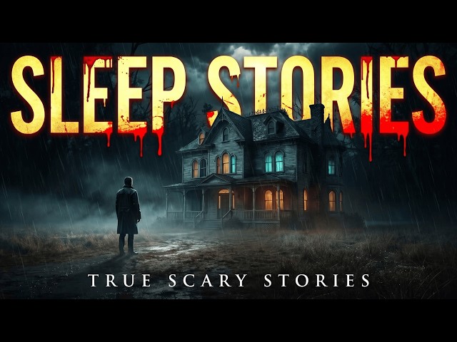 7 HOURS of TERRIFYING True Scary Stories to Fall sleep to | Rain Sounds | Black Screen