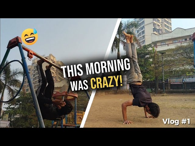 My Craziest Morning Calisthenics Vlog | Handstand Push-ups & Street Workout #calisthenics 