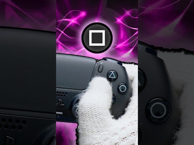 How to Press ◻ BUTTON on Black PS5 Controller