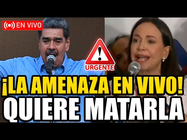 🔴MADURO QUIERE MATAR A CORINA MACHADO QUE ROMPE EL SILENCIO Y CONVOCA A MARCHA | BREAK POINT