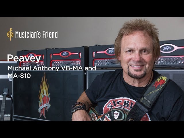Michael Anthony Discusses his Peavey VB-MA Bass Amp and MA-810 Cabinet
