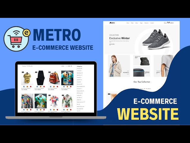 ecommerce website html css javascript | e commerce website project | ecommerce Website