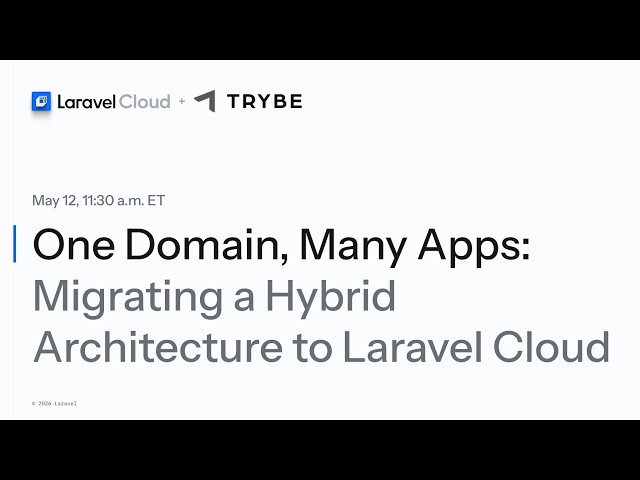 One Domain, Many Apps: Migrating a Hybrid Architecture to Laravel Cloud