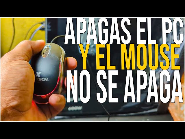 YOU TURN OFF THE PC, BUT THE MOUSE OR KEYBOARD STAYS ON.