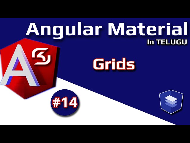 #AngularMaterial  in Telugu #14 Grids || #RSKHelpline