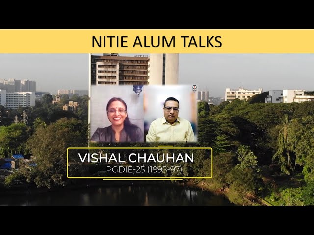 NITIE ALUM TALKS | Vishal Chauhan | PGDIE 25
