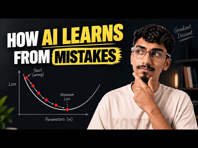 Gradient Descent Explained Simply | How Machine Learning Learns