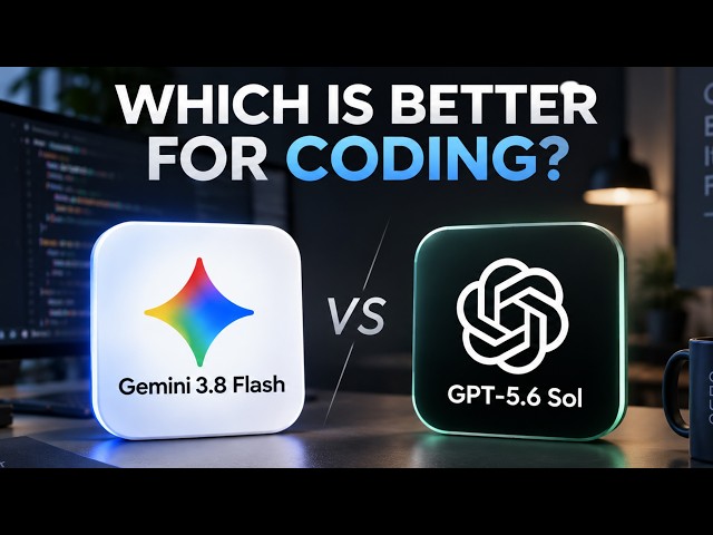 Gemini 3.8 Flash vs GPT-5.6 Sol: Which Is Better For Coding? (2026 Honest Review)
