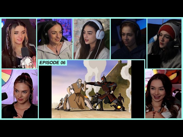 [GIRLS REACT] Earthbenders vs Firebenders | ATLA Ep 6 Girl Reaction Mashup