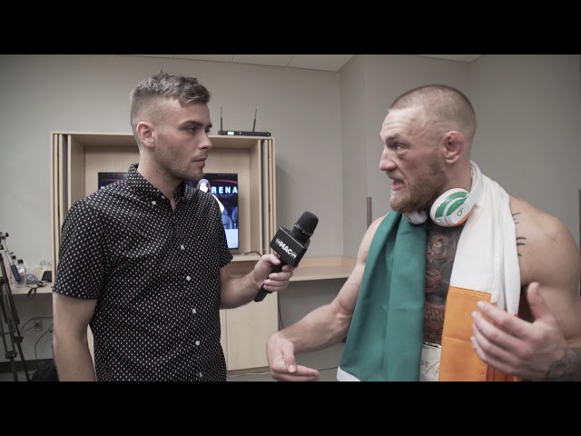 Exclusive Conor McGregor Interview after Floyd Mayweather fight