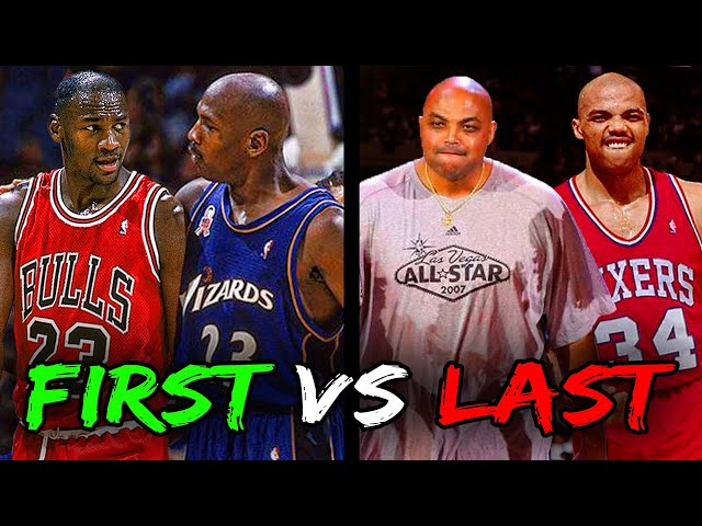 NBA Legends in their FIRST Game vs their LAST