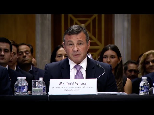 Todd Wilcox Confirmation Hearing Statement