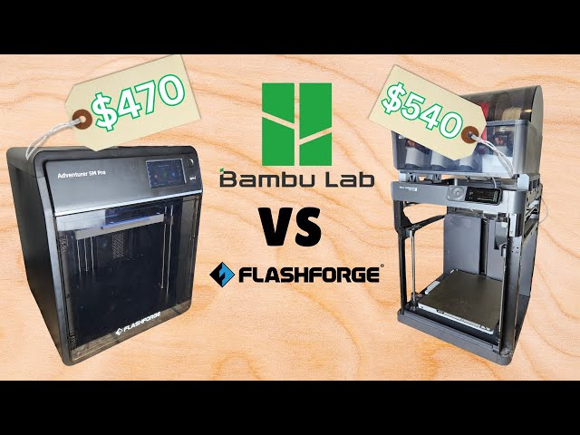 Bambu Lab P1P VS Flashforge Adventurer 5m Pro- Printer Review. @FLASHFORGE 3D PRINTER @Bambu Lab