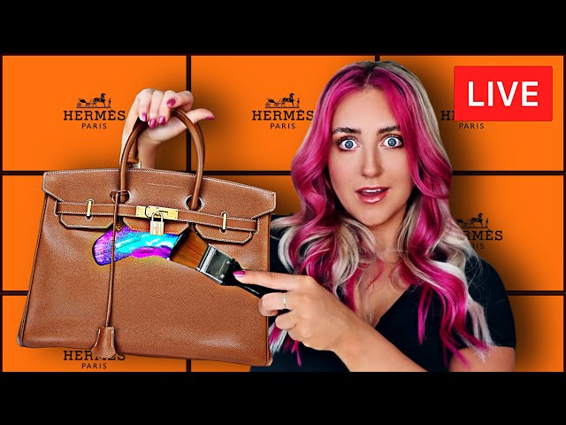 Customizing an HERMES Bag & GIVING IT AWAY! 🔴 LIVE STREAM 🔴