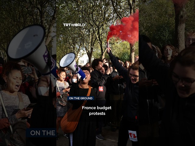 Students rally over education shortages as budget is unveiled