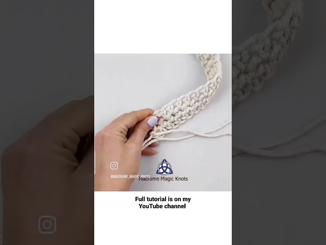 Macrame Belt Tutorial (fast preview) #macrame