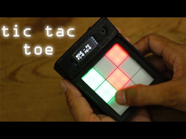 DIY Touch screen Tic Tac Toe Game Console