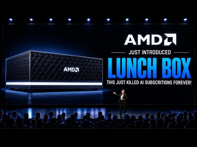 AMD CEO Lisa Su just killed AI Subscriptions with a $1,499 Ryzen AI Halo (LUNCH BOX).