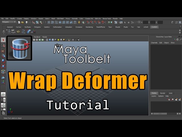 The Maya Toolbelt - Wrap Deformer