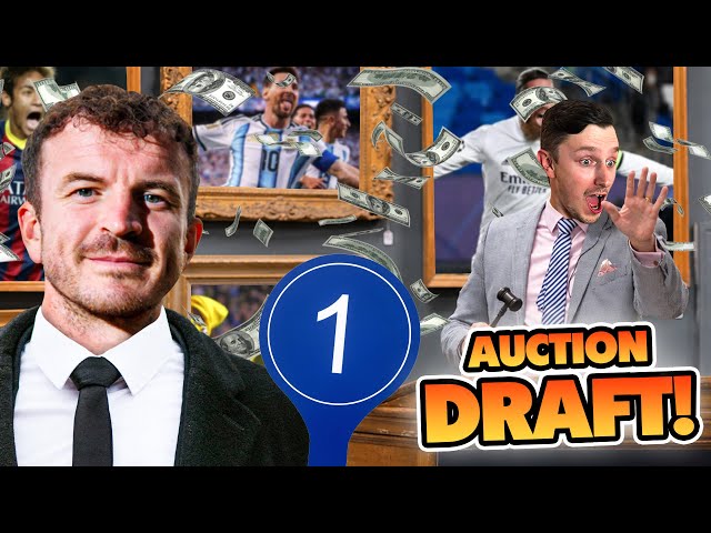 The Goat Hosts This UNBELIEVABLE Football AUCTION DRAFT With Andy Halliday…