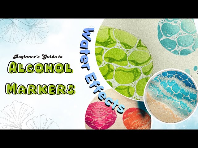How to Draw & Color Water 🌊 | Alcohol Marker Tutorial #11