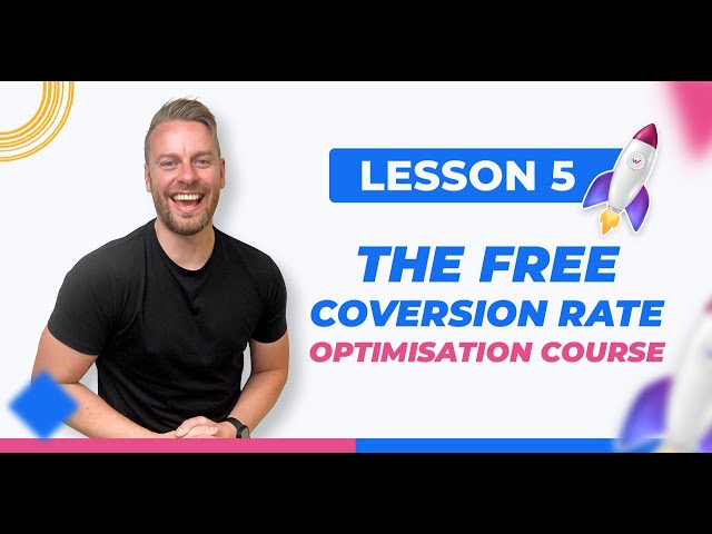 Free conversion rate optimisation course - FAQ's
