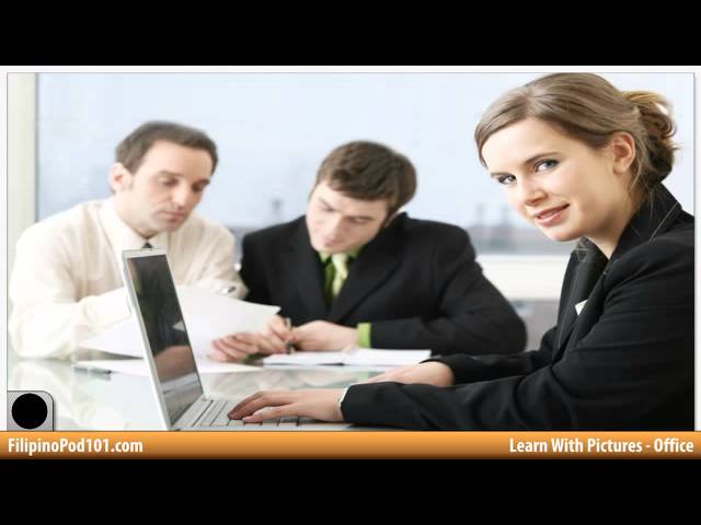Learn Filipino with Pictures - Filipino for the Workplace