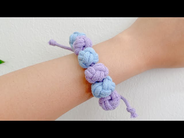 가락지볼 매듭팔찌 만들기 How to make traditional knot bracelet