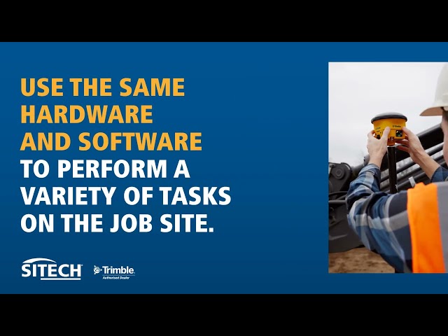The Trimble® Siteworks Machine Guidance Module