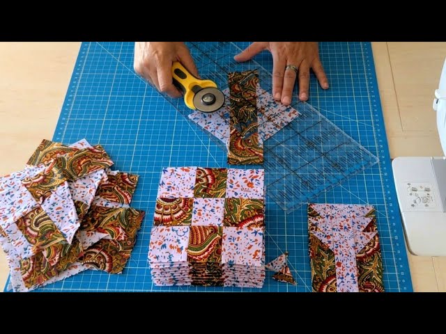 Is This the Most Unusual Quilt Block Ever Made? Creative Patchwork idea. 