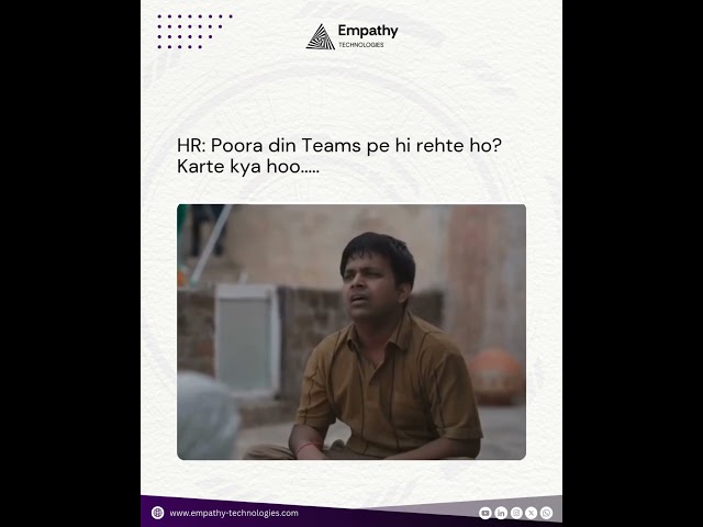 POV: HR Asks What You Do on Microsoft Teams All Day 😭😂 #teams #msft