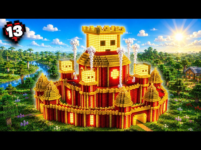 I Built a SULFUR KINGDOM in Minecraft Hardcore!
