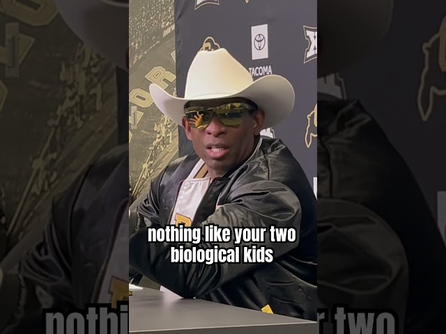 CU Buffs’ Coach Prime adjusting to not coaching sons #cfb #coachprime #cubuffs #deionsanders #shorts