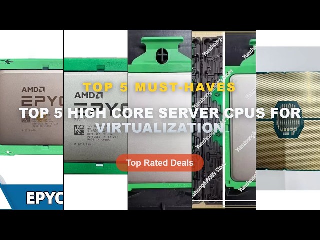 Don't Buy Top 5 High Core Server CPUs For Virtualization Before Watching This! - AMD EPYC 7551 CPU 3