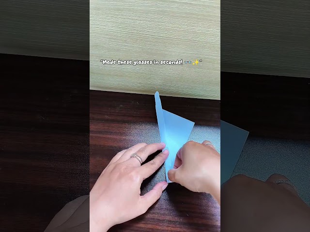 DIY Origami Sunglasses Tutorial ✨ Easy Paper Craft Idea
