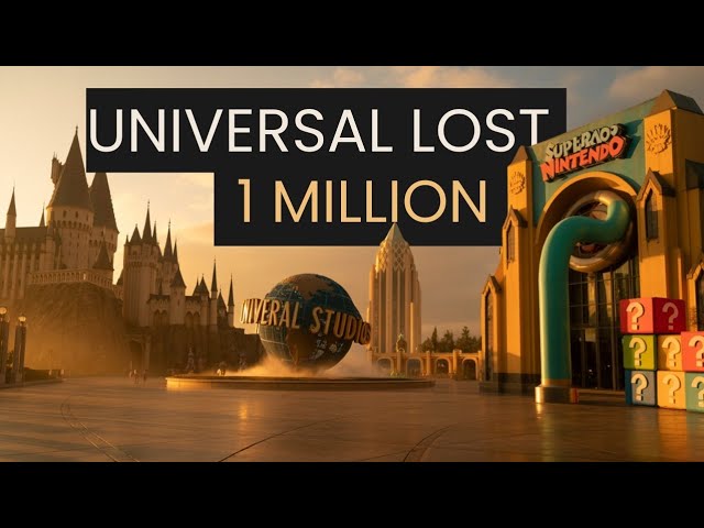Universal Studios Lost 1 Million Visitors — The Attendance Is Collapsing