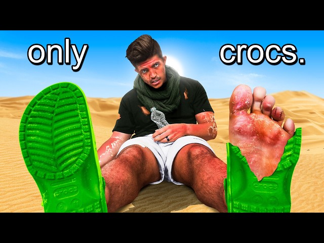Crossing an ENTIRE Desert in CROCS! - EXTENDED