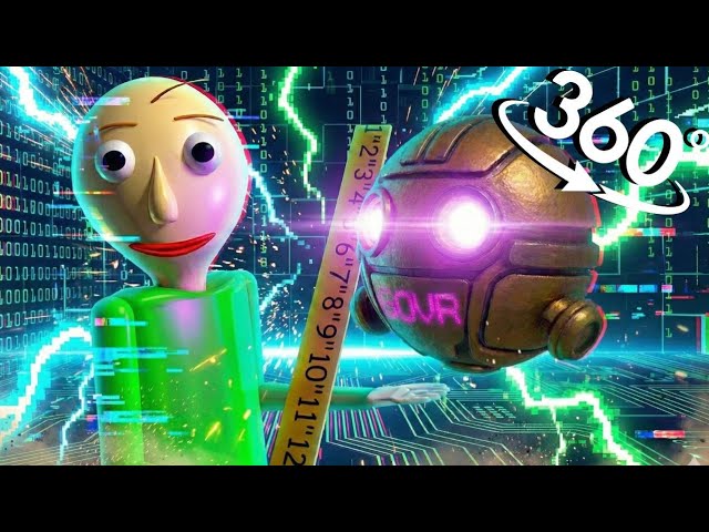 Help Find Baldi's Basics in VR 360°