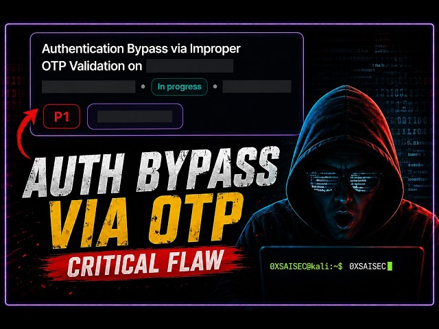 P1 Authentication Bypass via OTP Validation critical Flaw 🔥 | Bug Bounty