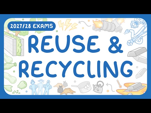 GCSE Chemistry - Sustainable Development - Reuse & Recycling (2027/28 exams)