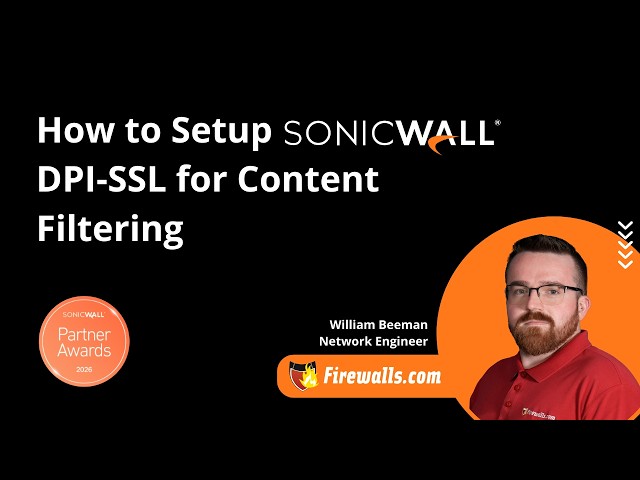 Fix SonicWall Content Filtering Fails with DPI-SSL (Setup Guide)