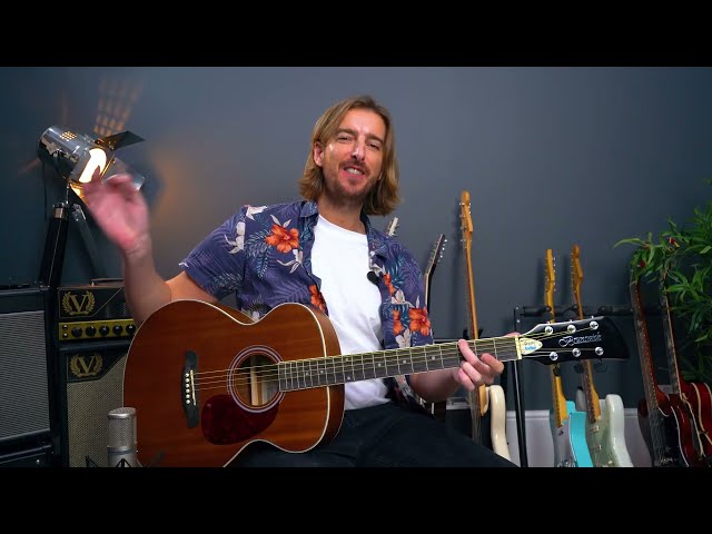 Acoustic Guitar Day 8 - The first scale to learn for acoustic guitar (Ad free)