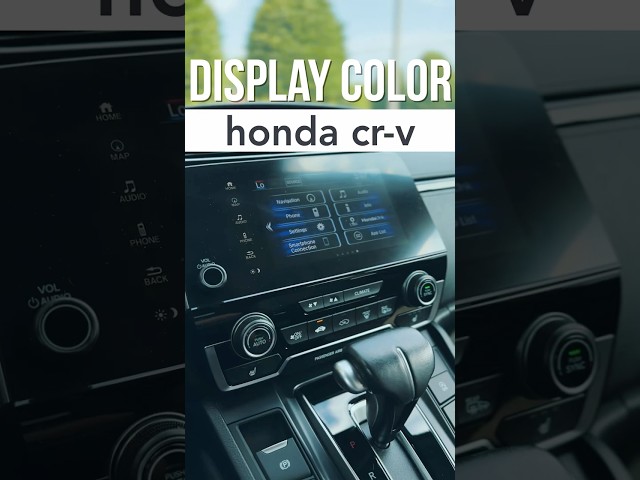 Your Previous-Gen CR-V Has Hidden Display Colors #honda #crv #crv2020 #crvtips #hondacrv #automobile