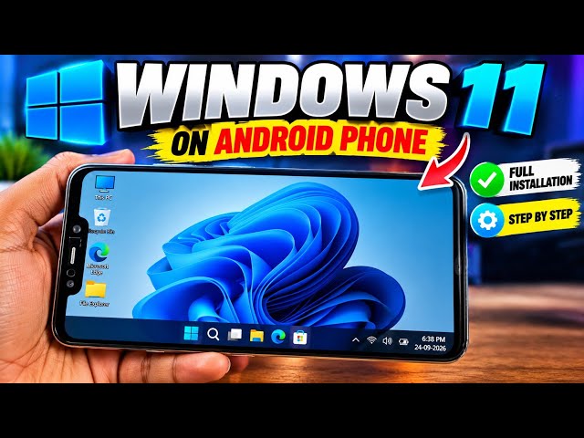 Install Real Windows 11 on Android Phone... (All function working) | Windows Phone