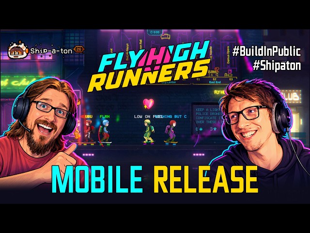 Fly High Runners Goes Mobile! | Our Shipaton Journey Begins #Shipaton #BuildInPublic