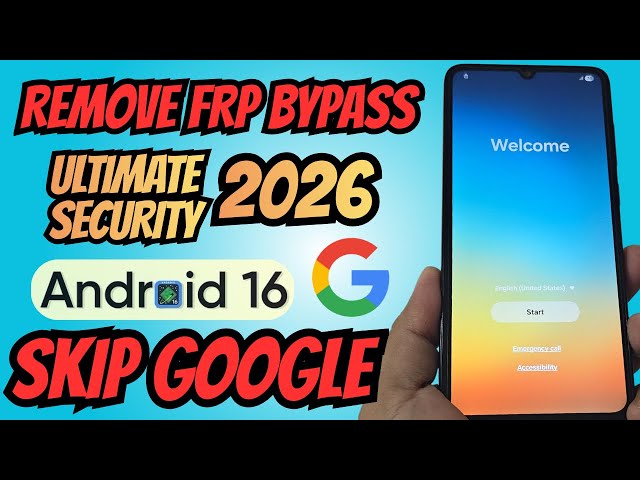 ULTIMATE SECURITY 2026 Samsung frp bypass ANDROID 16, Remove Account Google Samsung